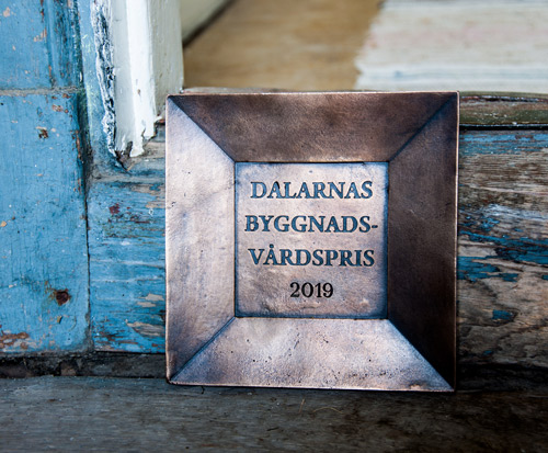 Dalarnas Byggnadsvårdspris 2019 pris Gamla Stugan